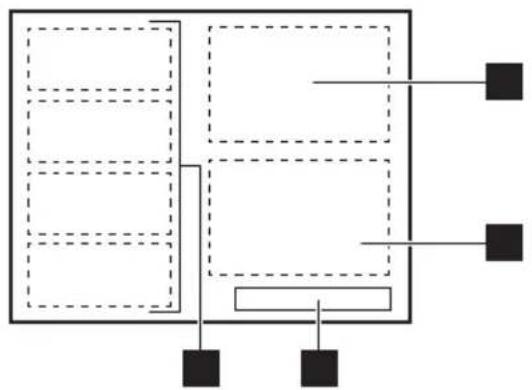 AEG TI64IG00FB - Cooking surface layout - 1