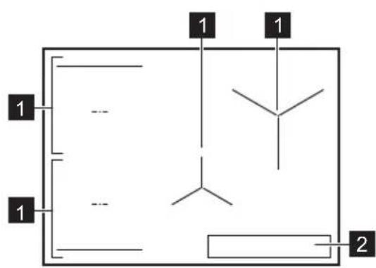 AEG NII74B30FB - Cooking surface layout - 1