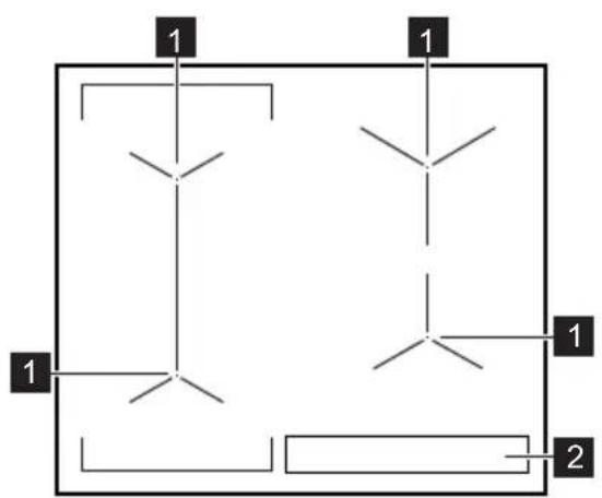 AEG IKK64443IB - Cooking surface layout - 1