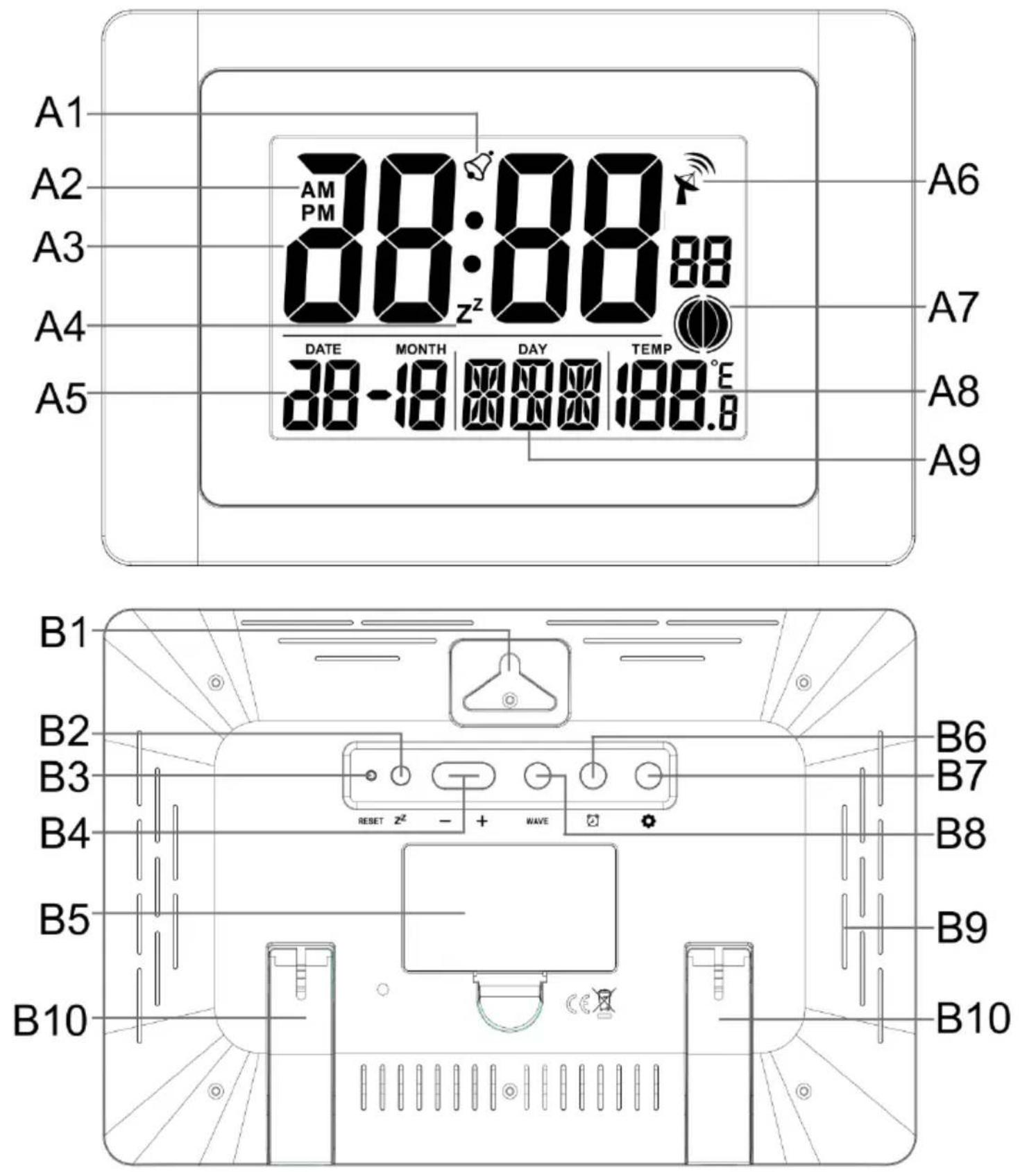 Techno Line WS 8028 - Avvisi di sicurezza delle batterie - 3