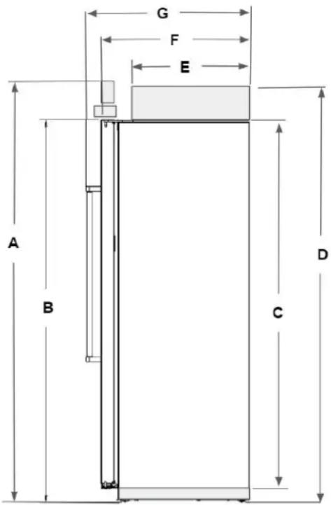KITCHENAID KBSN708MBS - Side View - 1