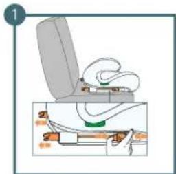 Kindercraft I-BOOST I-Size - Installation ISOFIX - 2