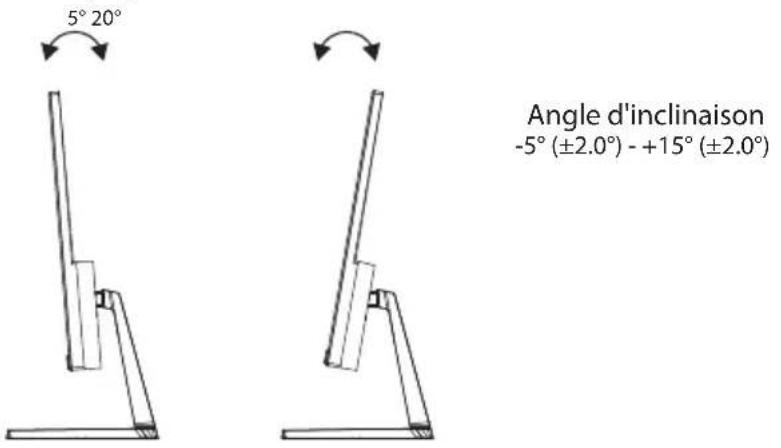 LC-Power M34-Q-C-PRO - Réglage du moniteur - 1
