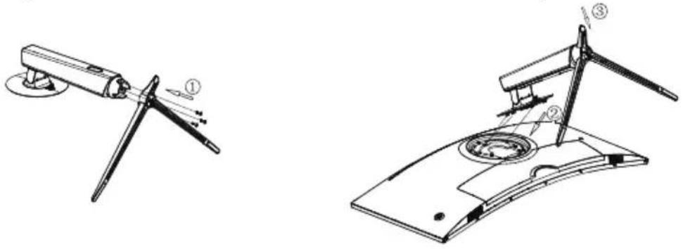 LC-Power M34-Q-C-PRO - Installation du socle : - 1
