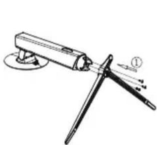 LC-Power M34-Q-C-PRO - Installazione della Base: - 1