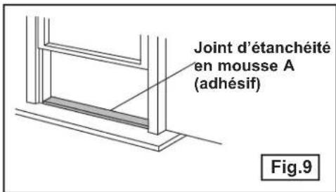 DANBY DPA080UB1GDB - INSTALLATION DANS UNE FENÊTRE À GUILLOTINE DOUBLE - 1