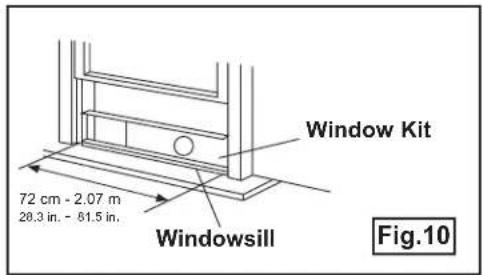 DANBY DPA080UB1GDB - INSTALLATION IN A DOUBLE-HUNG SASH WINDOW - 2