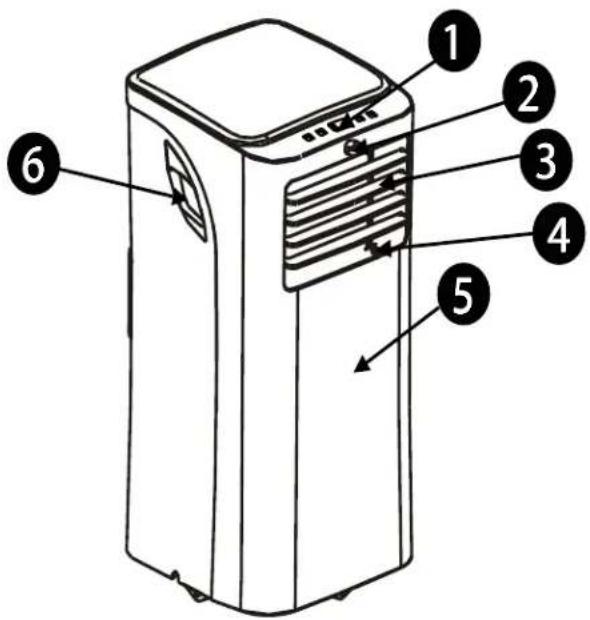 DANBY DPA080UB1GDB - STRUCTURE DE L'APPAREIL - 1