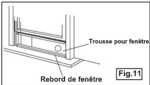 DANBY DPA080UB1GDB - INSTALLATION DANS UNE FENÊTRE À GUILLOTINE DOUBLE - 3