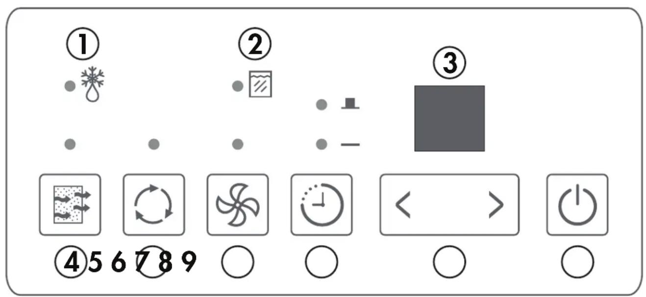 DANBY DDR030BHWDB - Power Button - 1