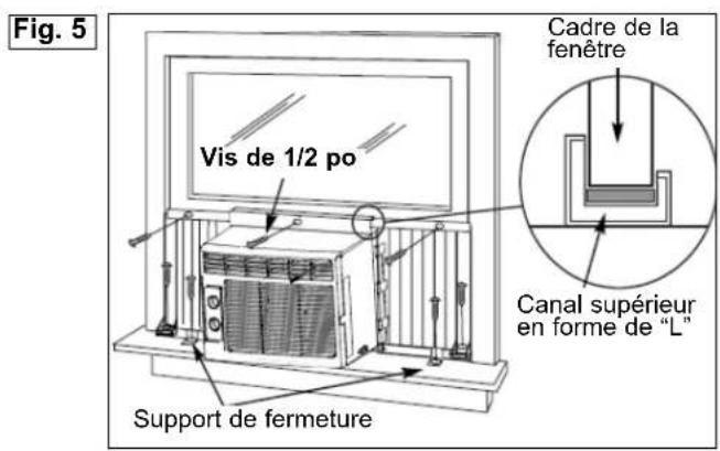 DANBY DAC10011E - 3) Pour compléter l'installation - 1