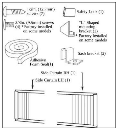 DANBY DAC10011E - INSTALLATION HARDWARE - 1