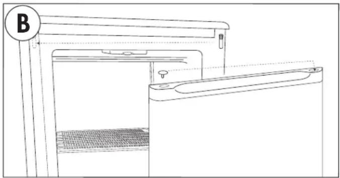 DANBY DUFM085A4WDD-3 - DOOR REVERSAL INSTRUCTIONS - 2