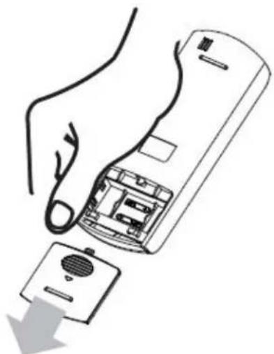 DANBY DPA140UB1WDB - REPLACING THE REMOTE BATTERIES - 1