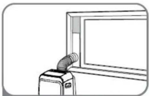 DANBY DPA140UB1WDB - INSTALLATION IN A SLIDING SASH WINDOW - 5