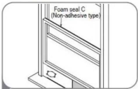 DANBY DPA140UB1WDB - INSTALLATION IN A DOUBLE-HUNG SASH WINDOW - 3