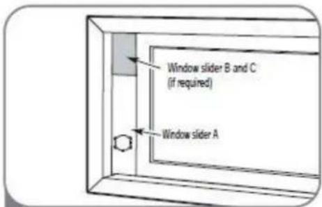 DANBY DPA140UB1WDB - INSTALLATION IN A SLIDING SASH WINDOW - 2
