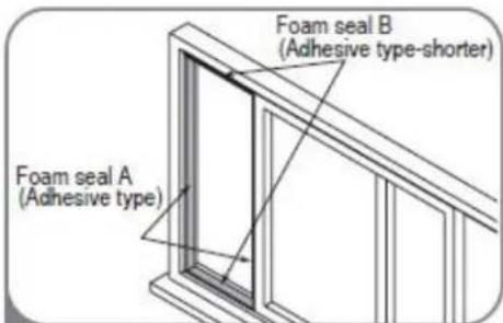 DANBY DPA140UB1WDB - INSTALLATION IN A SLIDING SASH WINDOW - 1