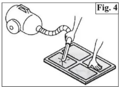 DANBY DDR70A3GDB - AIR FILTER CLEANING STEPS: - 2