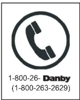 1-800-26- Danby (1-800-263-2629)