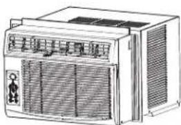DANBY DAC150BBUWDB - Location of the remote controller - 1