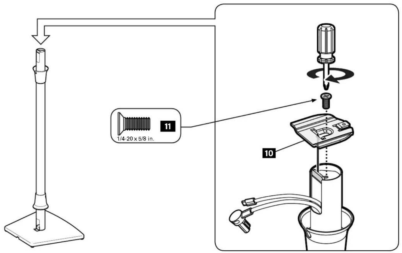 SANUS WSSE12 - Attach Top Bracket - 1