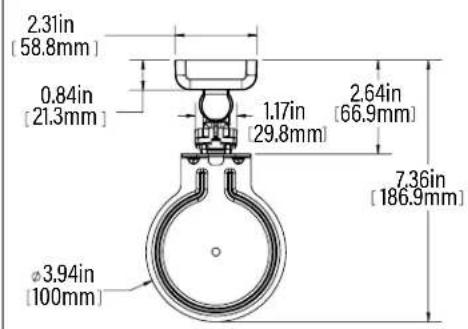 SANUS WSWME11 - Dimensions - 1