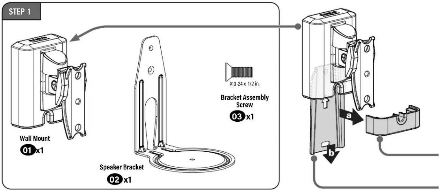 SANUS WSWME11 - Supplied Parts and Hardware - 1