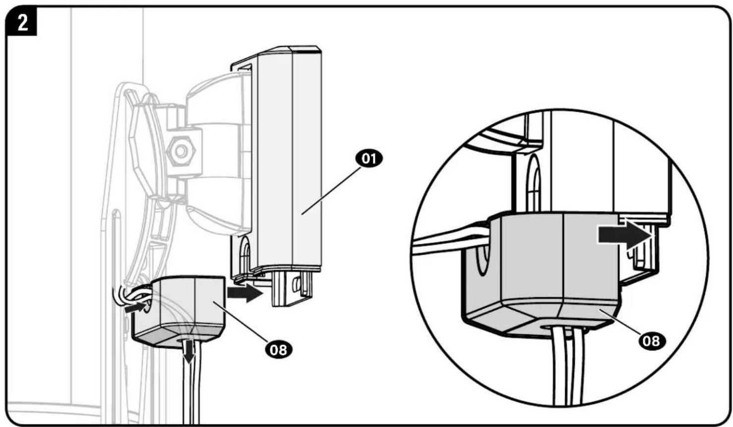 SANUS WSWME11 - Mount Assembly to Wall Plate - 2