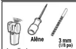 Localisteur Alène 3 mm (1/8 po)