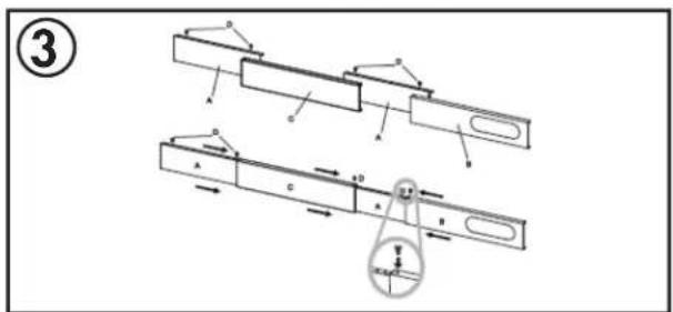 DANBY DPA100E5WDB-RF - ASSEMBLING THE WINDOW KIT - 3