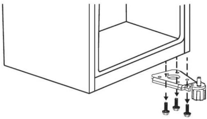 DANBY DPF073C3BSLDB - DOOR REVERSAL INSTRUCTIONS - 3