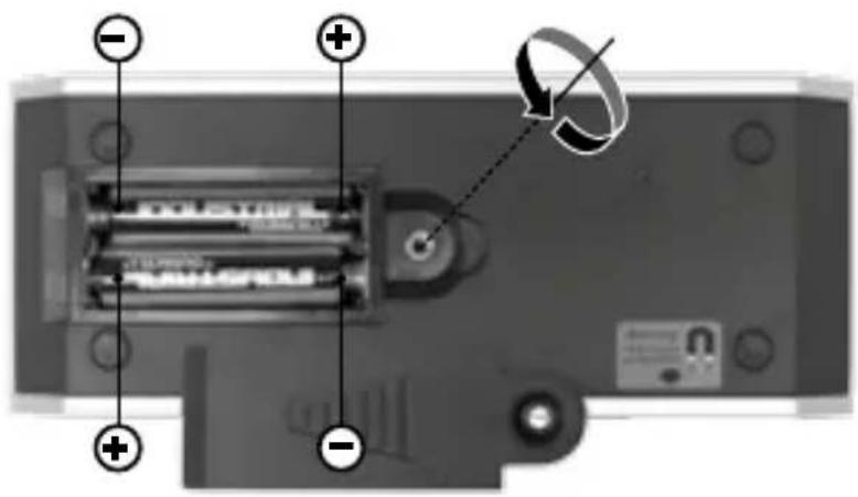 Laserliner MasterLevel Compact Plus - Colocar as pilhas - 1