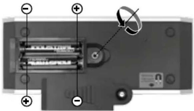 Laserliner MasterLevel Compact Plus - Installation de la pile - 1