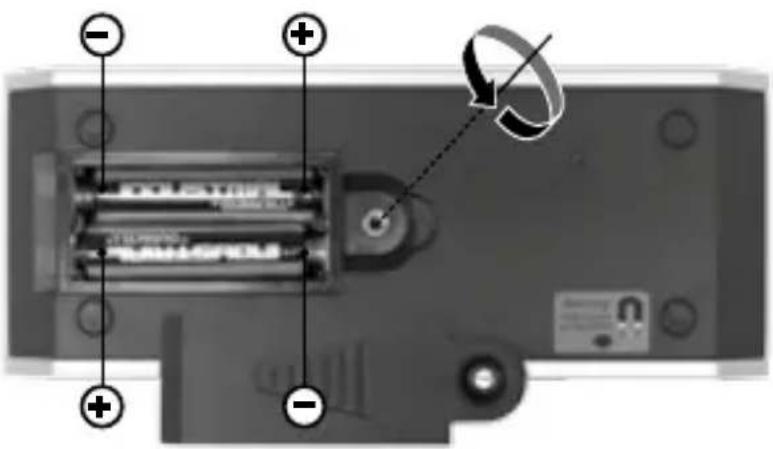 Laserliner MasterLevel Compact Plus - Inserting battery - 1
