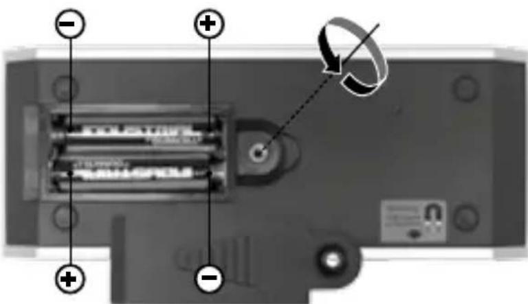 Laserliner MasterLevel Compact Plus - Batterij plaatsen - 1