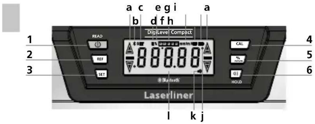 Laserliner DigiLevel Compact - Einschalten und Messen - 2