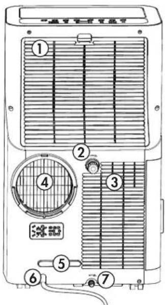 DANBY DPA072B8WDB-RF - Rear - 1
