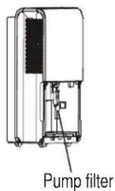 DANBY DDR70B3PWP - REMOVING COLLECTED WATER - 2