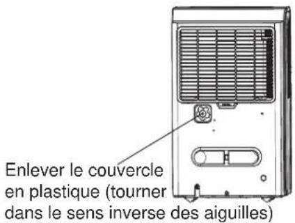 DANBY DDR70B3PWP - ENLÉVEMENT DE L'EAU RECUEILLIE - 4