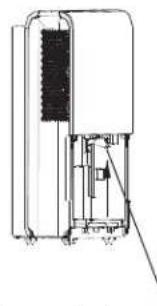 DANBY DDR70B3PWP - ENLÉVEMENT DE L'EAU RECUEILLIE - 3