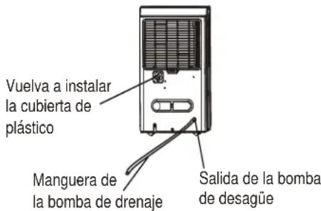DANBY DDR70B3PWP - EXTRACCION DEL AGUA ACUMULADA - 1