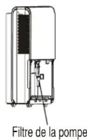 DANBY DDR70B3PWP - ENLÈVEMENT DE L'EAU RECUEILLIE - 2
