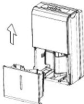 DANBY DDR70B3PWP - REMOVING COLLECTED WATER - 2