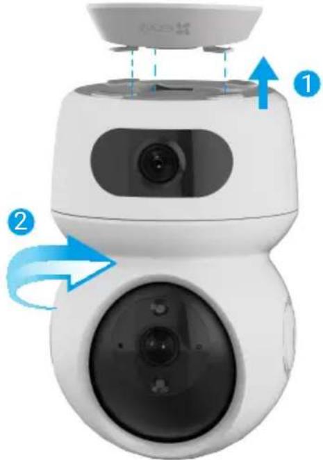 EZVIZ H7c Dual - Installation de la caméra - 1
