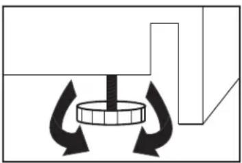 DANBY DAR026A1WDD-3 - LEVELING INSTRUCTIONS - 1