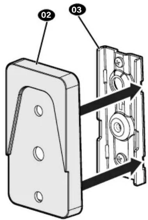 SANUS WSFME12 - Attach Bracket to Wall Plate - 1