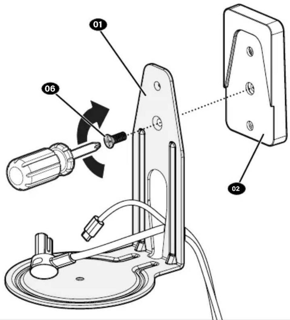 SANUS WSFME12 - Attach Bracket to Wall Plate - 3