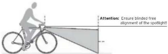 Busch + Müller IXON Fyre - Height adjustments of the light - 1