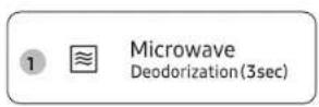 SAMSUNG MC32DG7646CK - Utilisation de la désodorisation - 1